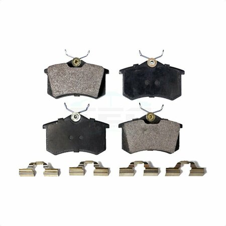 TEC Rear Ceramic Disc Brake Pads For Volkswagen Jetta Beetle Audi Passat Golf A4 Quattro A6 TT TEC-340A